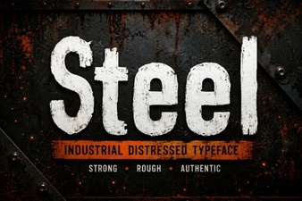 Steel Font - Bold Display Typography for Modern Design Projects