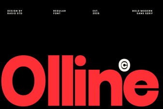 Olline Font: Elegant Script for Creative Design Projects