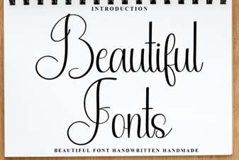 Beautiful Script Fonts Collection for Elegant Designs