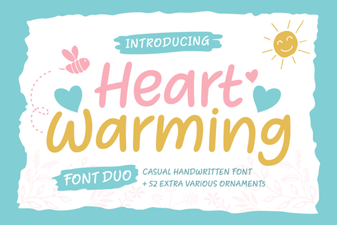 Heart Warming Font – Elegant Script Typeface for Creative Designs