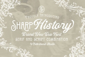 Sharp History Font: Bold Vintage Typography for Creative Projects